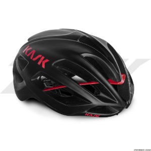 KASK PROTONE Cycling Helmet (Black Matt/Red)